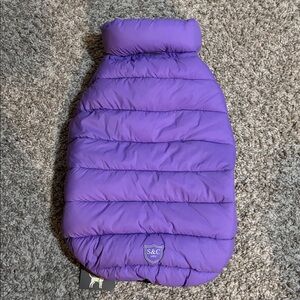 NWT Sydney & Co Reversible Puffer Vest Dog Jacket Medium